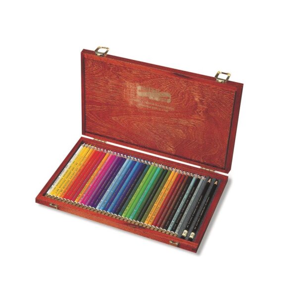 Polycolor- Künstlerfarbstifte 36er Set im Holzkoffer
