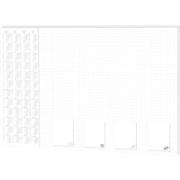 Notiz-Schreibunterlage "Office - dotted", mit 4 Jahres Kalender, Maße (BxH): 600 x 420mm, 30 Blatt