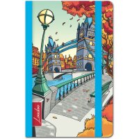 Notizbuch City Collection "London", 9x14,3cm, liniert, 100 Blatt, 70 g/m²