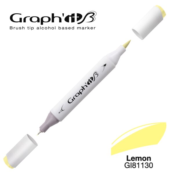 Layoutmarker Brush & extra fine GRAPHIT 1130 - Lemon