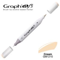 Layoutmarker Brush & extra fine GRAPHIT 1210 - Cream