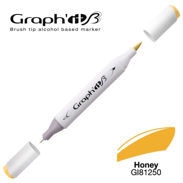 Layoutmarker Brush & extra fine GRAPHIT 1250 - Honey