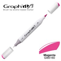 Layoutmarker Brush & extra fine GRAPHIT 5160 - Magenta