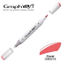 Layoutmarker Brush & extra fine GRAPHIT 5210 - Coral