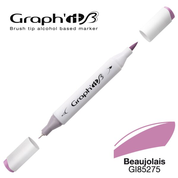 Layoutmarker Brush & extra fine GRAPHIT 5275 - Beaujolais