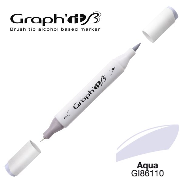 Layoutmarker Brush & extra fine GRAPHIT 6110 - Aqua