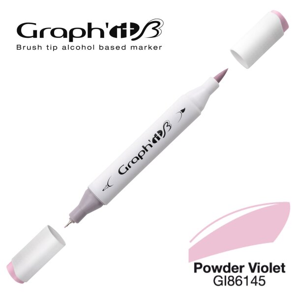 Layoutmarker Brush & extra fine GRAPHIT 6145 - Powder violet