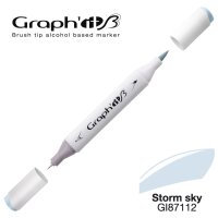 Layoutmarker Brush & extra fine GRAPHIT 7112 - Storm sky