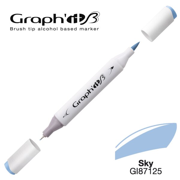 Layoutmarker Brush & extra fine GRAPHIT 7125 - Sky