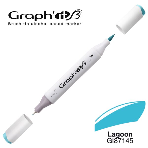 Layoutmarker Brush & extra fine GRAPHIT 7145 - Lagoon