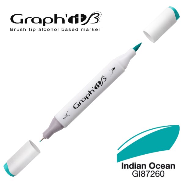 Layoutmarker Brush & extra fine GRAPHIT 7260 - Indian Ocean