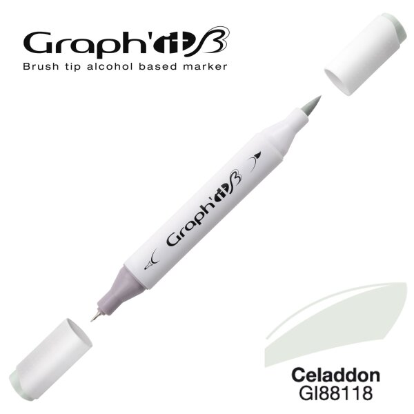 Layoutmarker Brush & extra fine GRAPHIT 8118 - Celaddon