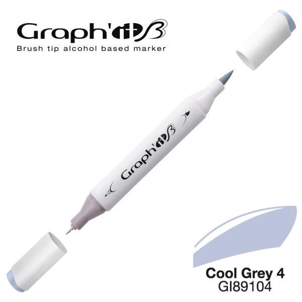 Layoutmarker Brush & extra fine GRAPHIT 9104 - Cool Grey 4