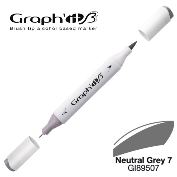 Layoutmarker Brush & extra fine GRAPHIT 9507 - Neutral Grey 7