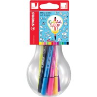 STABILO Pen 68 Mini Colorful Ideas 12er Set Hängelasche