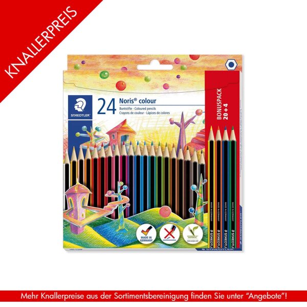 Buntstift Noris Colour 24er Kartonetui 20+4 PROMO