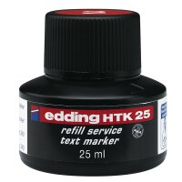 Nachfülltinte HTK 25 Textmarker - rot