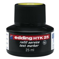 Nachfülltinte HTK 25 Textmarker - gelb