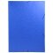 Eckspannmappe A3, 600g/qm  Karton - blau