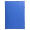 Eckspannmappe A3, 600g/qm  Karton - blau