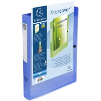 Sammelbox Kreacover, A4, PP, 40 mm, blau