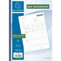 Bautagesbericht A4 3x40 Blatt