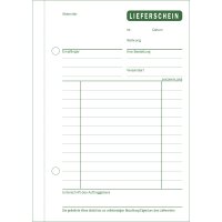 Lieferscheine A6 2x40 Blatt