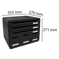 STORE-BOX MAXI 6 Schbl Clc schwarz