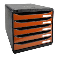 BIG-BOX PLUS schwarz/glossy mandarine