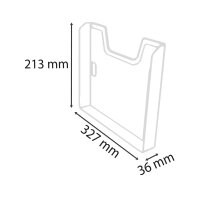 Einzelelement A4 Quer Pres. Ltgr