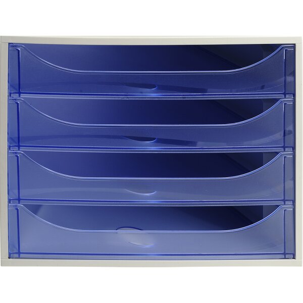 ECOBOX open ECO grau/eisblau Tz