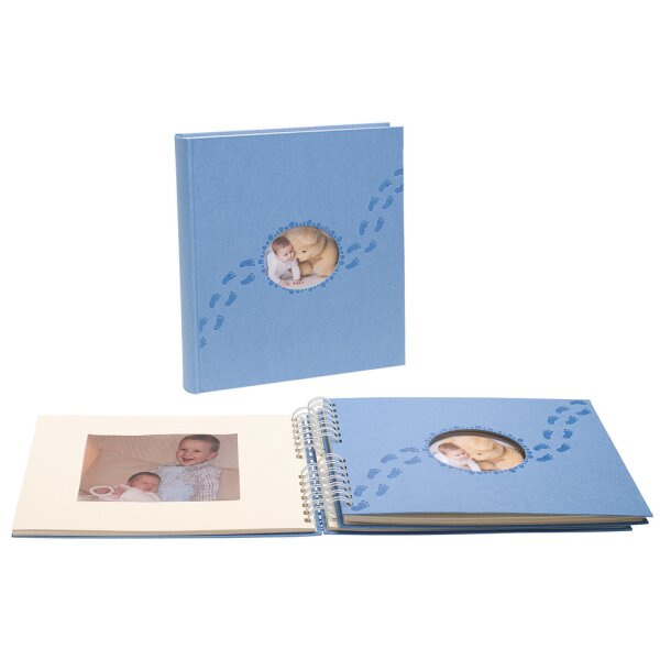 Babyalbum Pilou, 290 x 320 mm, hellblau