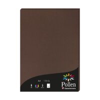 Papier A4 Pollen 120g schoko 50Bl