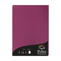 Papier A4 Pollen 120g Himbeer 50Bl