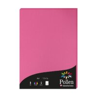 Papier A4 Pollen 120g fuchsia 50Bl