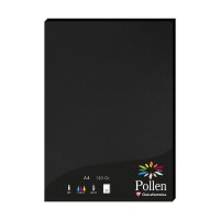 Papier A4 Pollen 120g Schwarz 50Bl