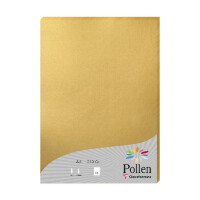 Papier A4 Pollen 210g gold 25Bl