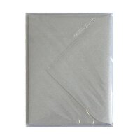 Briefumschlag Pollen 75x100, 5er Pack -  silber