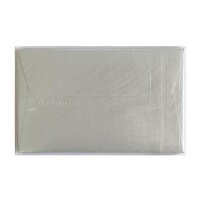 Briefumschlag Pollen 90x140, 5er Pack -  silber