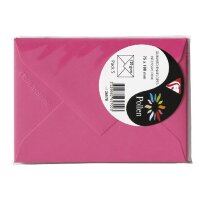 Briefumschlag Pollen 75x100, 5er Pack -  fuchsia