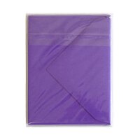 Briefumschlag Pollen 75x100, 5er Pack -  violett