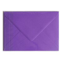 Briefumschlag Pollen 162x229, 5er Pack -  violett