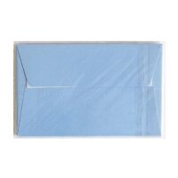 Briefumschlag Pollen 90x140, 5er Pack -  lavendelblau