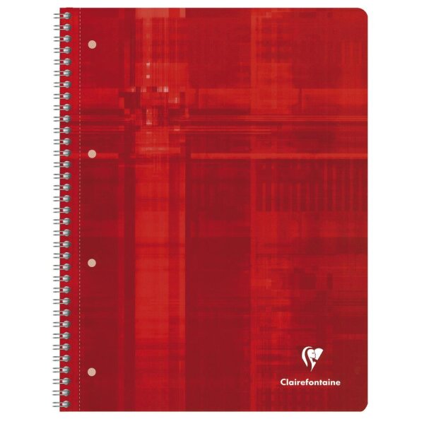 Clairefontaine Collegeblock A4 80 Blatt, 90g/qm Lineatur 20 - blanko