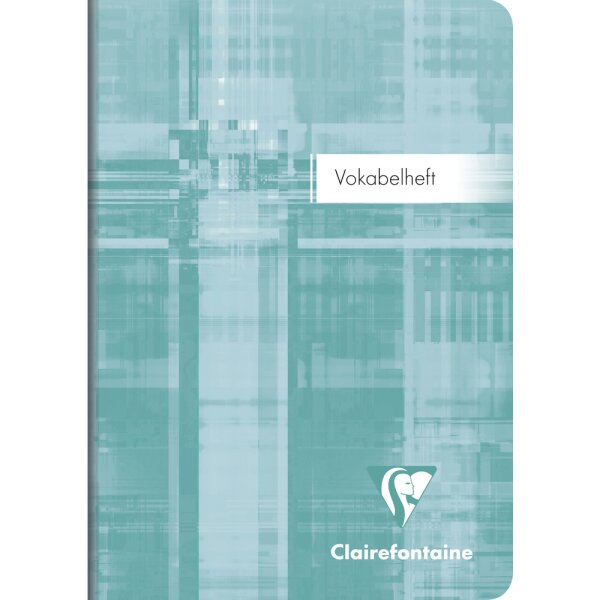 Vokabelheft Clairefontaine  A6 - 32 Blatt, 90g/qm - Lienatur 53 (2 Spalten)