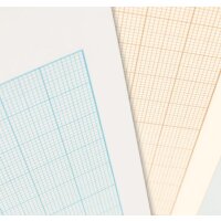 Milimeterpapier A4 weiss 90g 12Bl