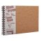 Clairefontaine "Age Bag" Reisealbum A4 quer 40 Blatt liniert+blanko - braun