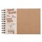 Clairefontaine "Age Bag" Reisealbum A5 quer 40 Blatt liniert+blanko - braun