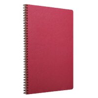 Clairefontaine "Age Bag" Spiralbuch A4 50 Blatt kariert- rot