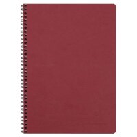 Clairefontaine "Age Bag" Spiralbuch A4 50 Blatt liniert mit Rand - rot